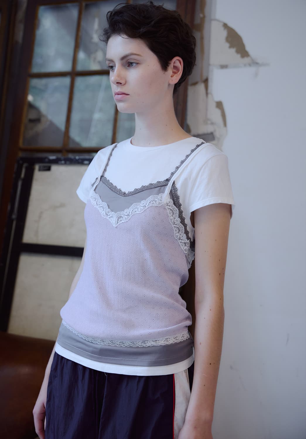 스탠드얼론 빈티지 레이어드 티셔츠 상품이미지3