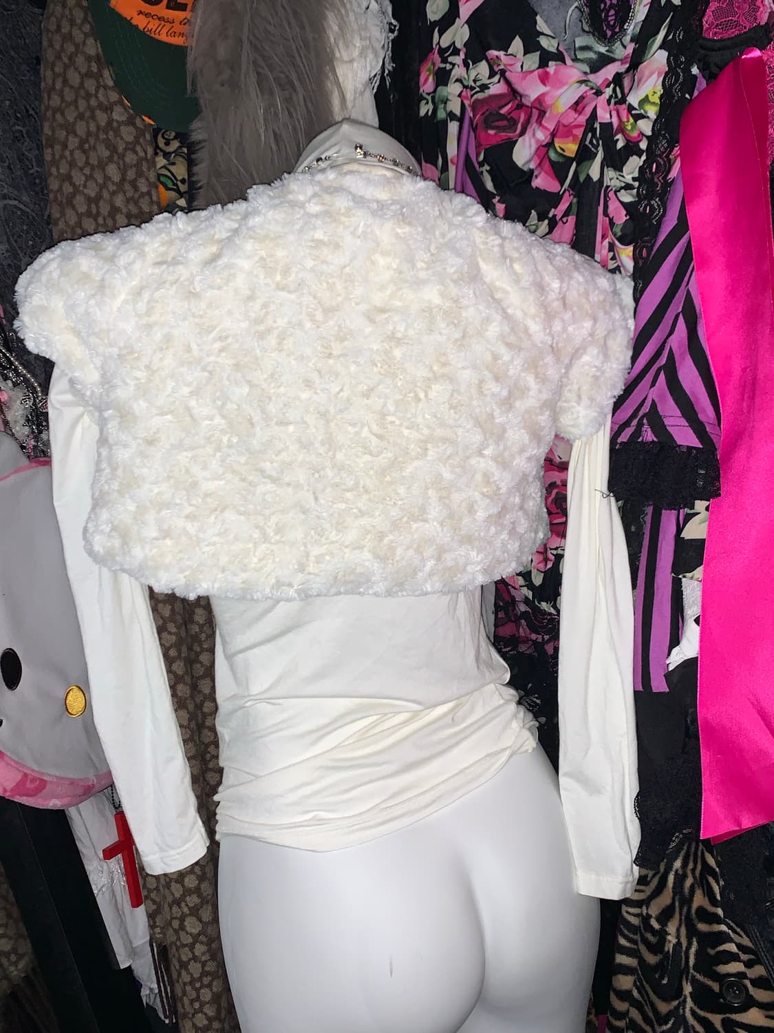 히메갸루 나나하치st 퍼 진주볼레로 상품이미지2