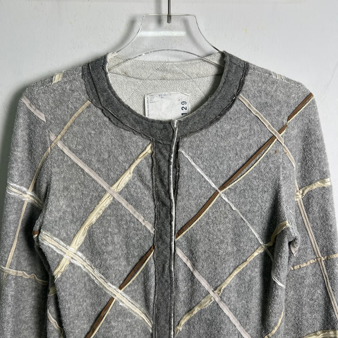 03AW Sacai 사카이 태리 체인 디테일 자켓 상품이미지4