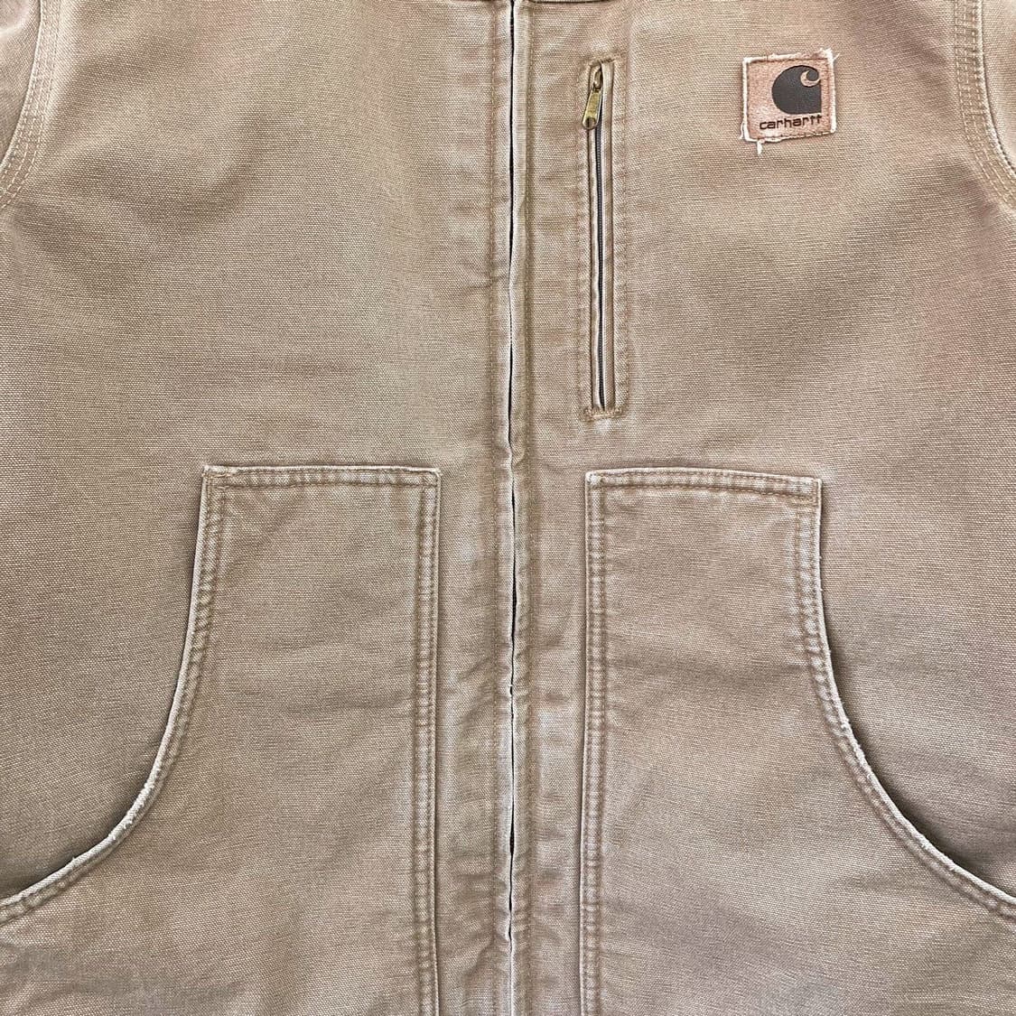 칼하트 C61 샌드스톤 릿지 쉐르파 라이닝 워크 자켓 상품이미지6