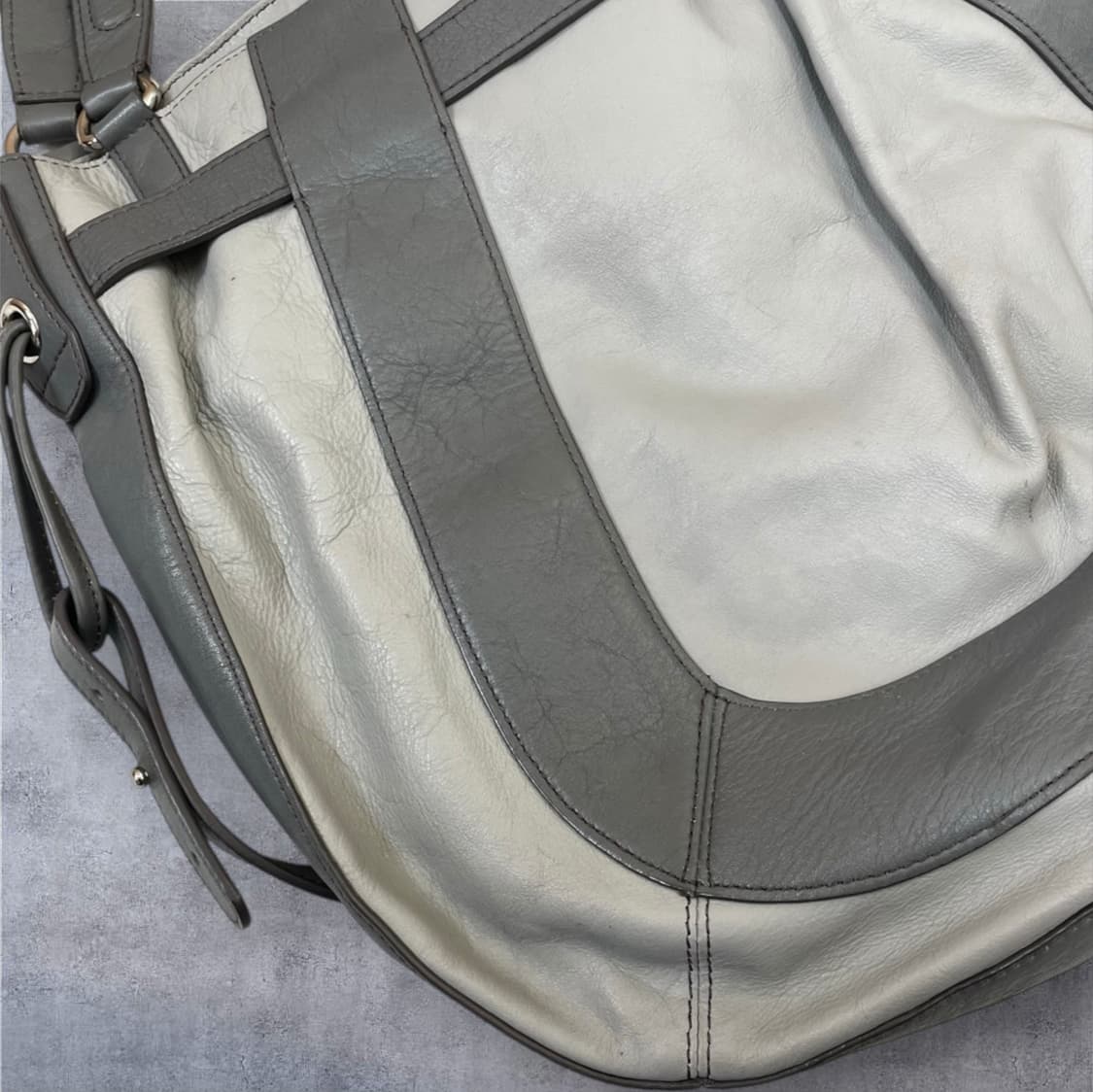 쿠바 KOOBA 그레이 킵스킨 투웨이백 크로스 숄더백 상품이미지6