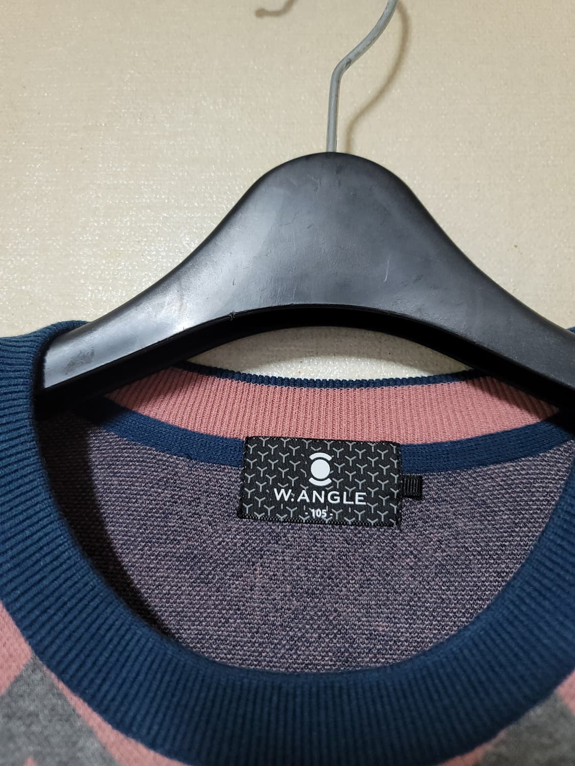 와이드앵글 자카드 풀오버 니트 상품이미지5