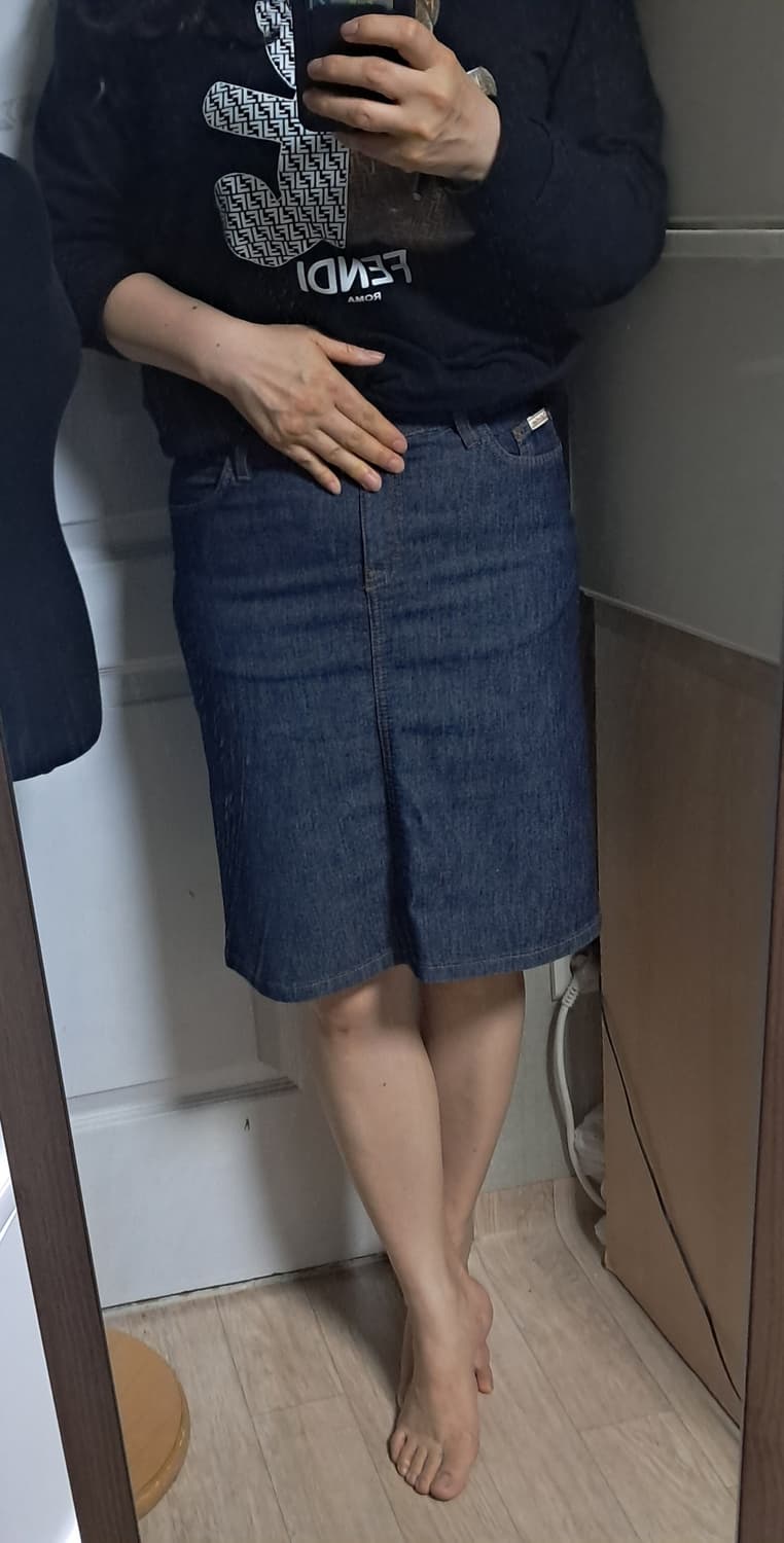 캘빈클라인 데님 스커트 청치마 W27~28 상품이미지7