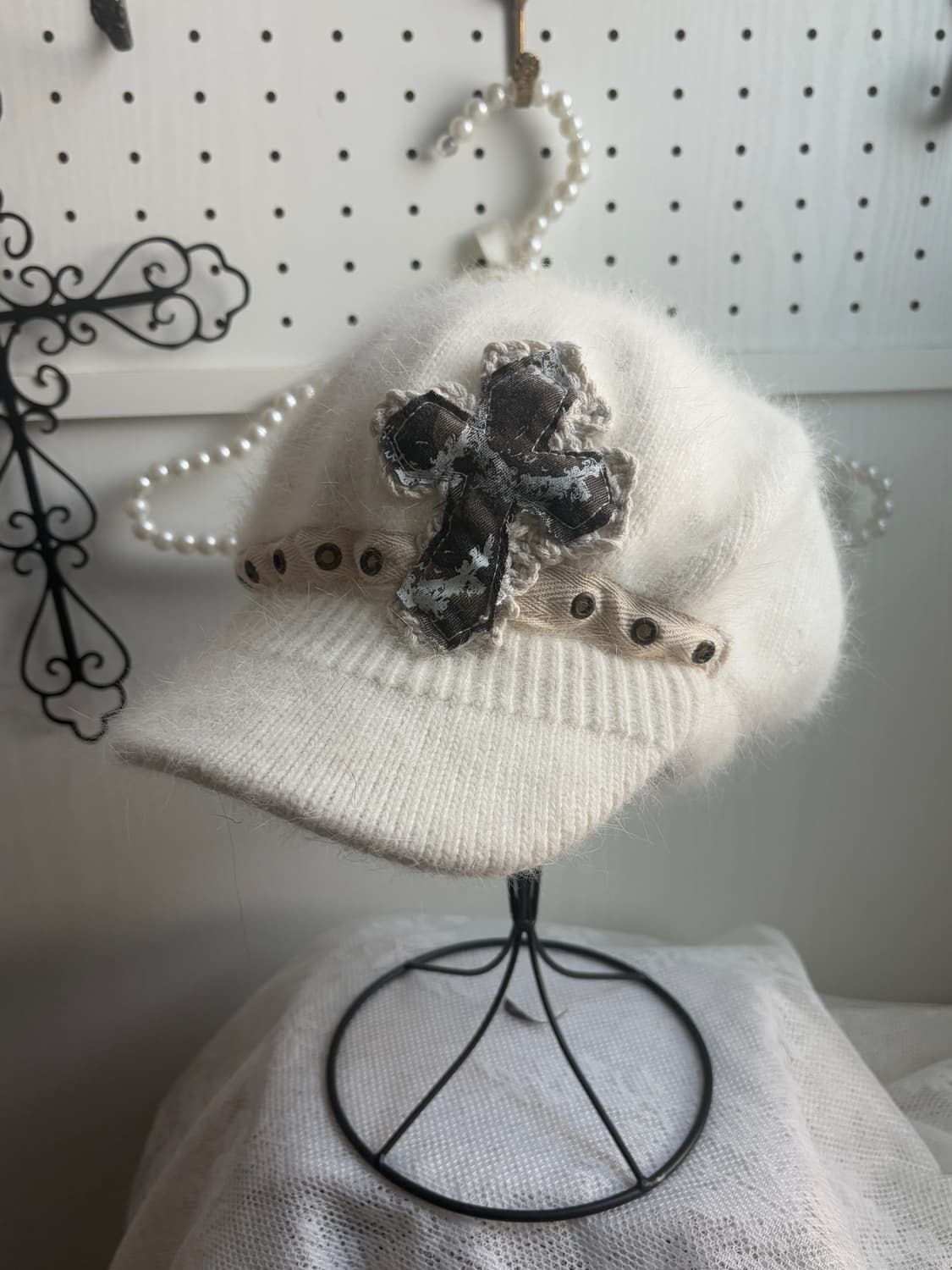 Sawha white cross hat  상품이미지1