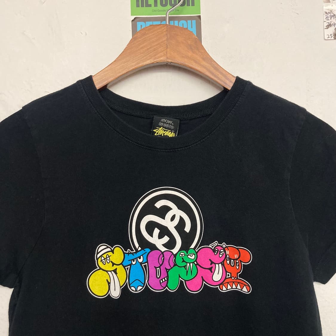 Y2K 스투시 우먼 티셔츠 상품이미지2