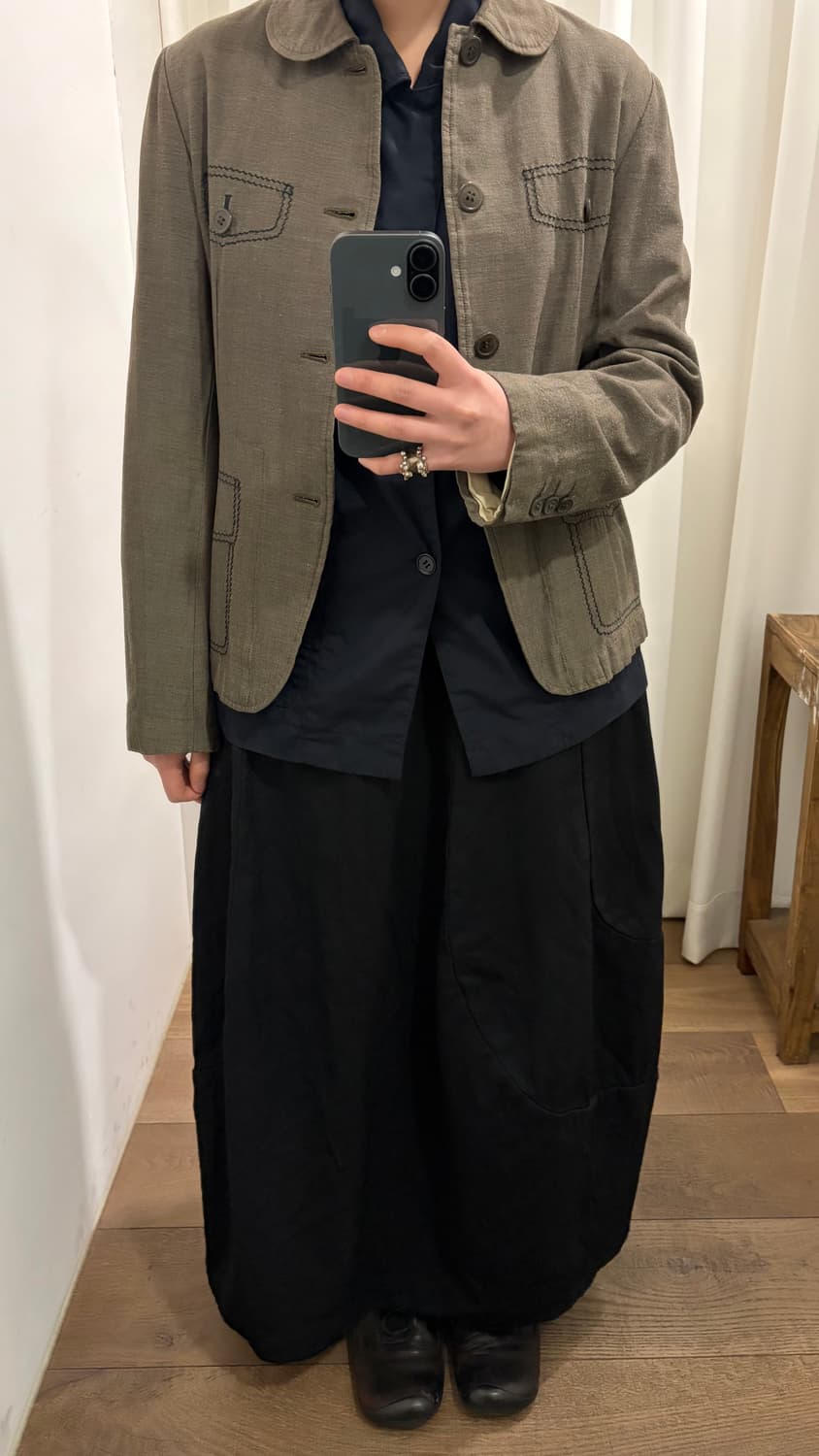 Pocket Stitch Round collar Jacket 상품이미지9