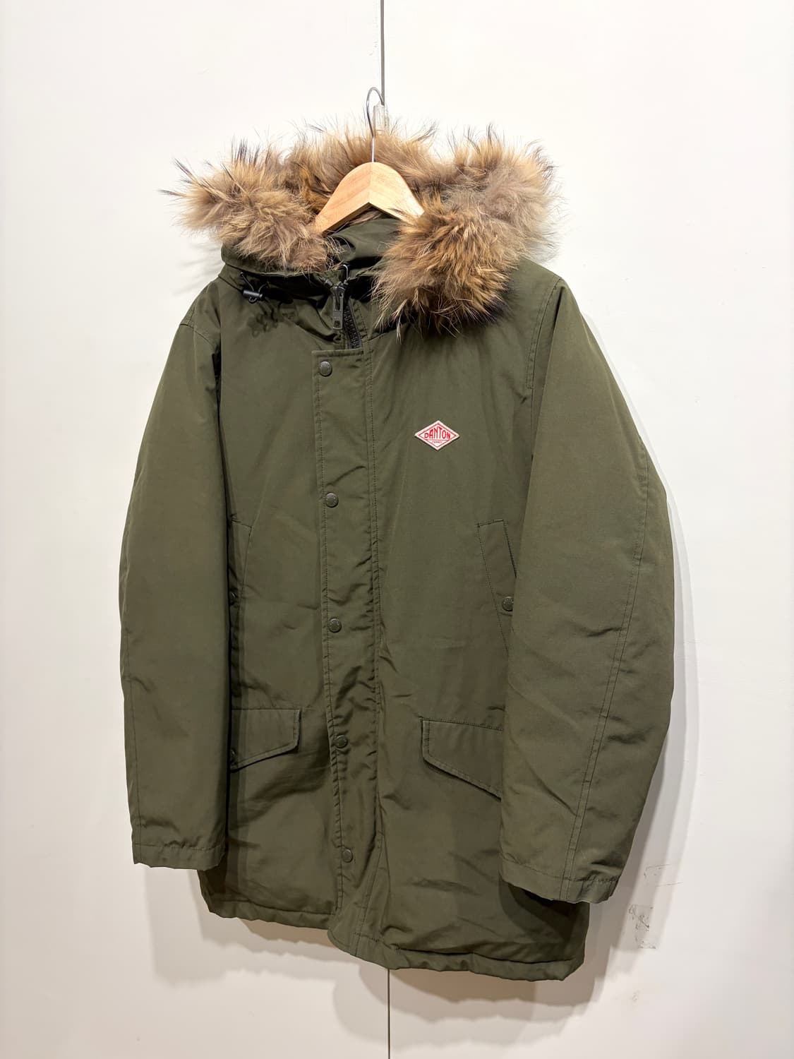 단톤 라쿤 퍼 다운 패딩 자켓 상품이미지1