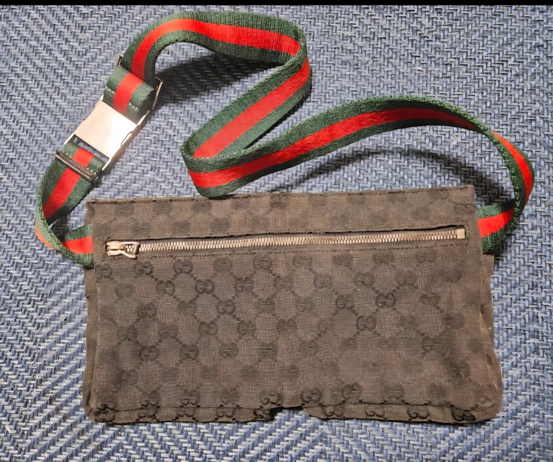 (정품)남녀공용 구찌  GG 캔버스 투포켓 웨이스트 백. 상품이미지7