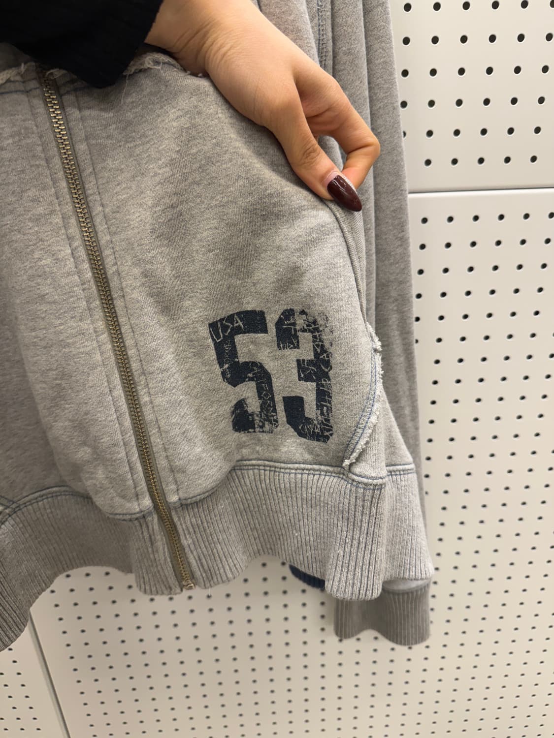 리바이스 백로고 그레이 후드집업 U1632 상품이미지6