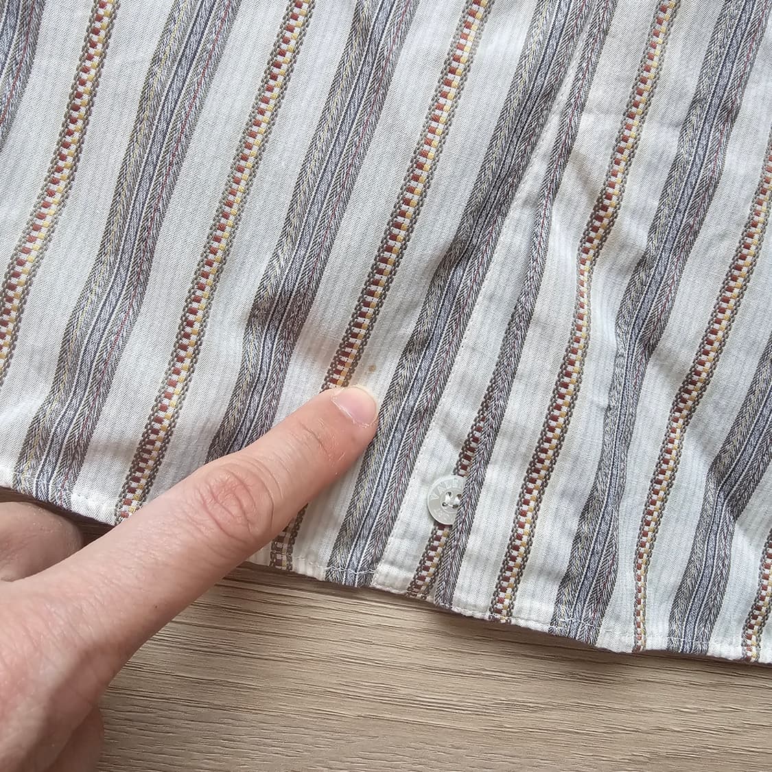 48) 발렌티노 패턴 문양 긴팔 셔츠 일본제작 M~L 100~105 상품이미지9