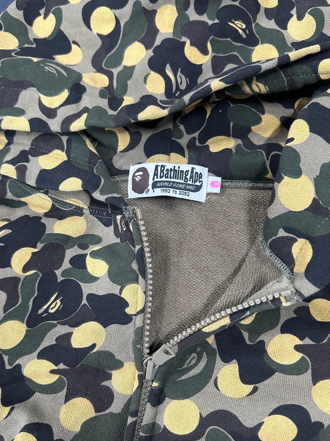  Bape 카모플라쥬 후드 집업 상품이미지5