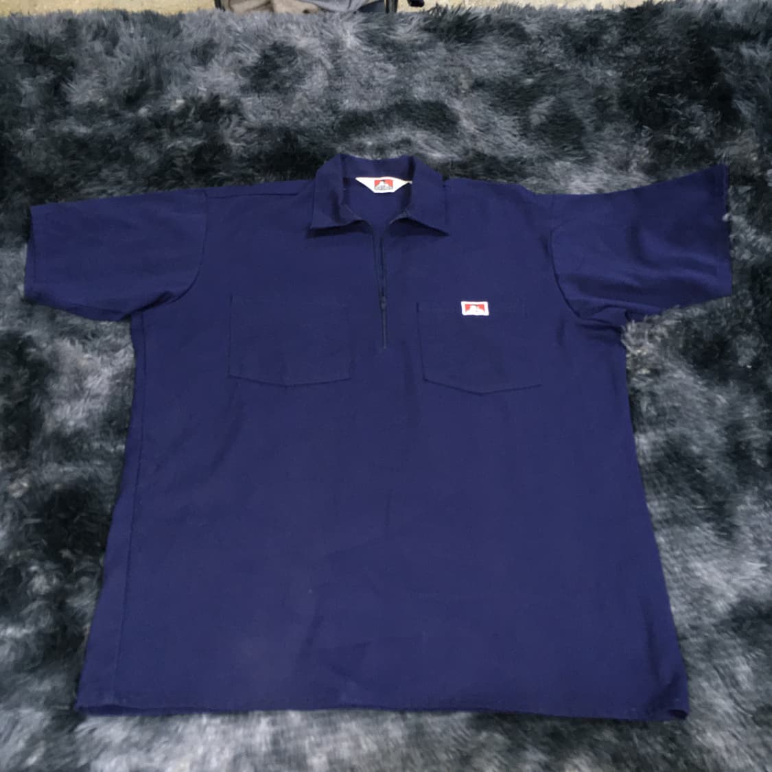 투티/0388 Ben Davis 벤데이비스 빈티지usa 반집업 반팔 셔츠 상품이미지2