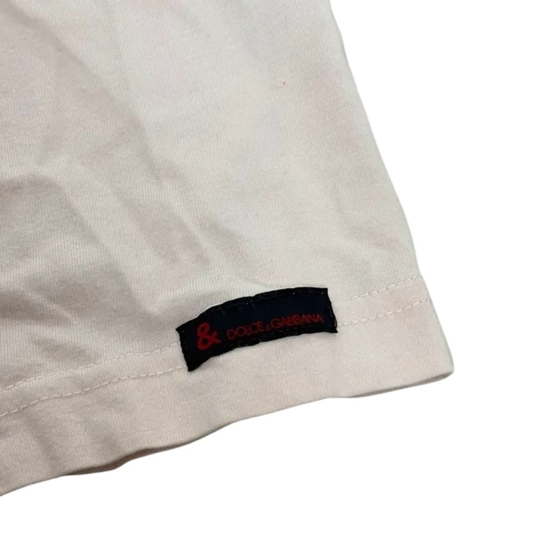 2004ss 돌체앤가바나 핑크 그래픽 티셔츠 (M) 상품이미지5