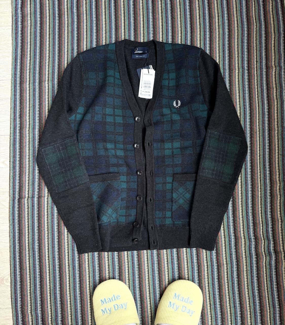 프레드페리 울 가디건 상품이미지3