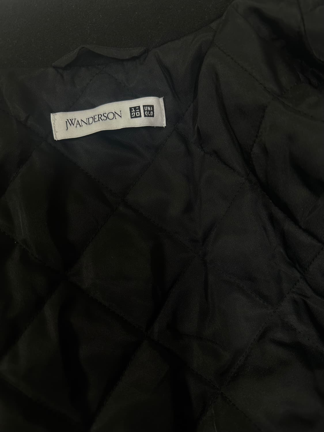 유니클로 x jw앤더슨 블랙 울 블렌드 숏자켓(s) 상품이미지4