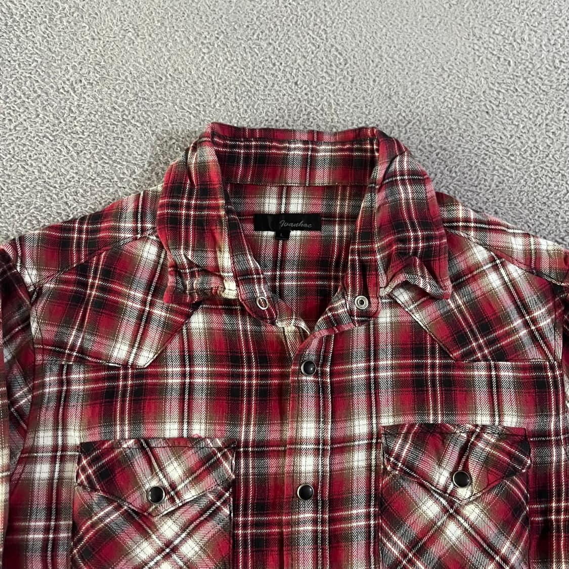Y2k check shirt 상품이미지2