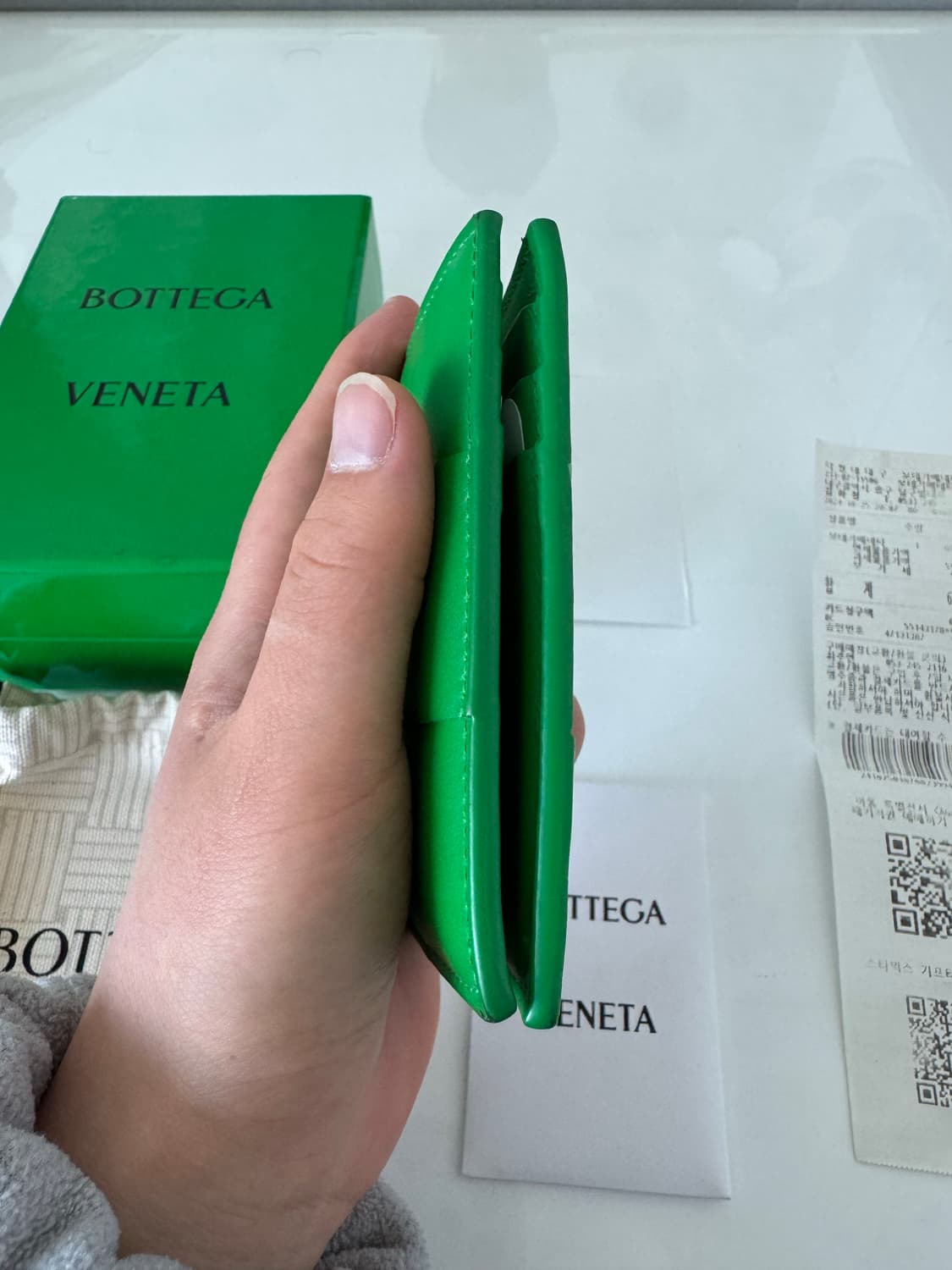 보테가베네타 카세트 오거나이저 카드지갑 상품이미지6