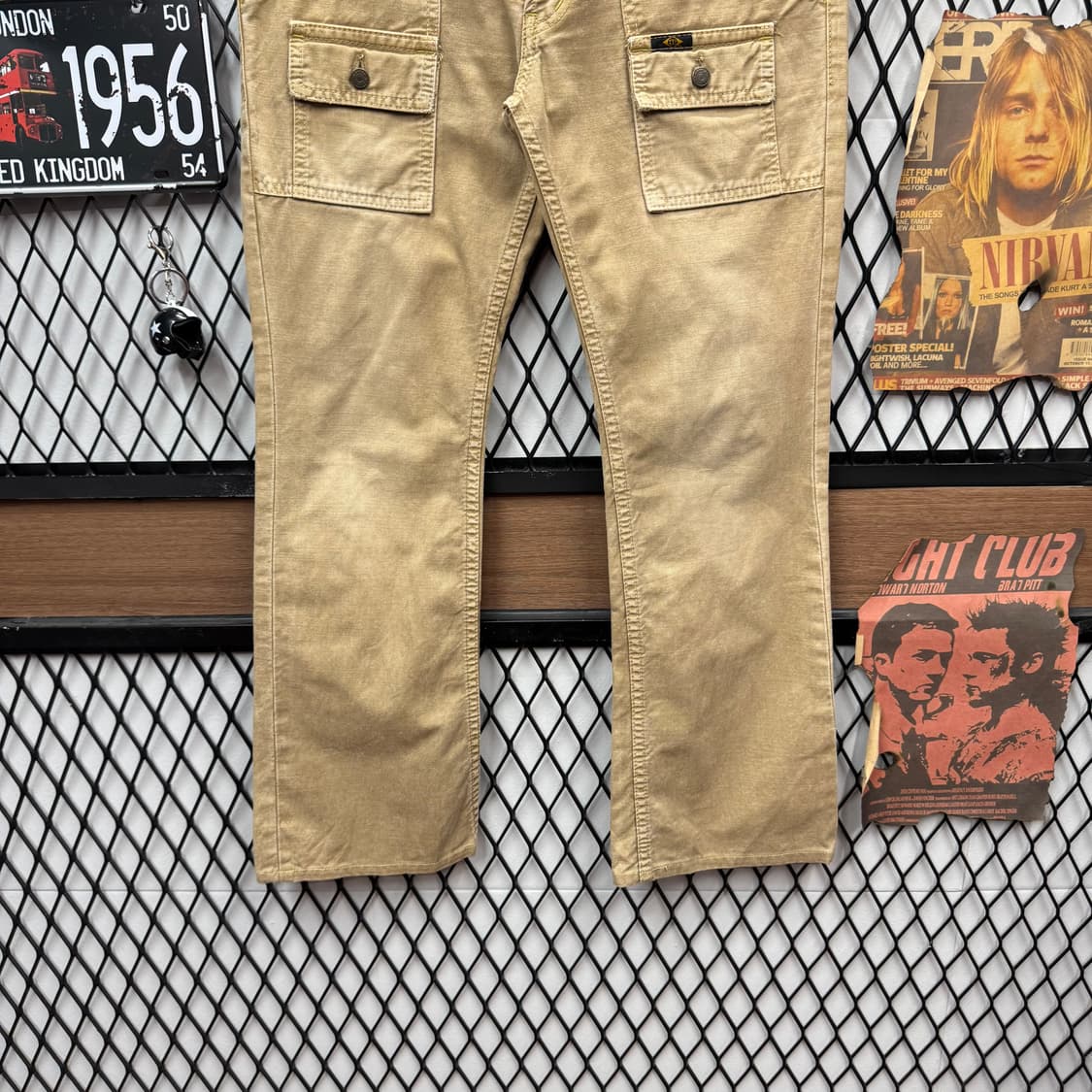 00s 히스테릭 글래머 코튼 부시 팬츠 전면 포켓 포인트 베이지 상품이미지4