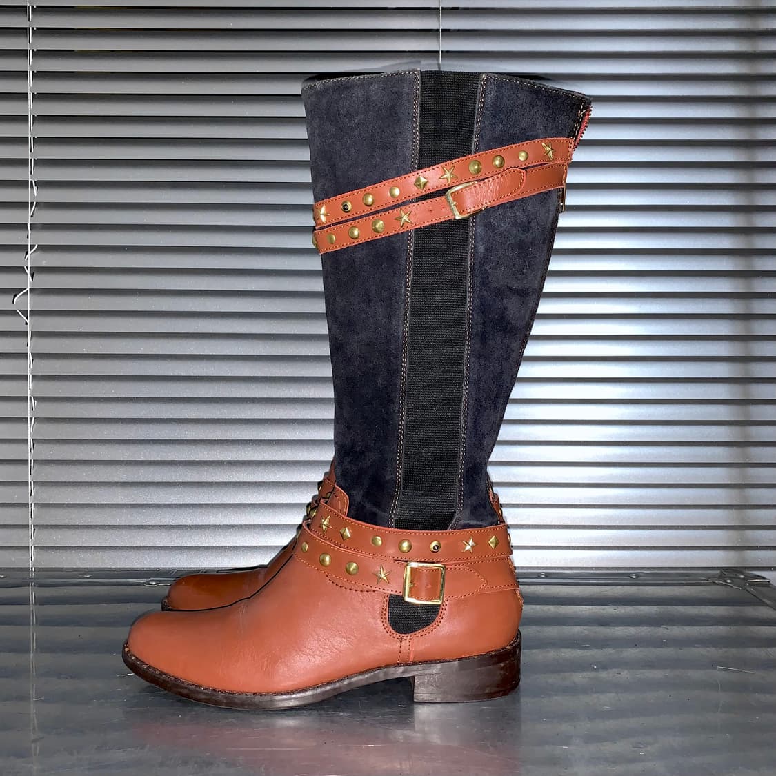 00s 르네 스타 스터드 스웨이드 웨스턴 부츠 상품이미지3