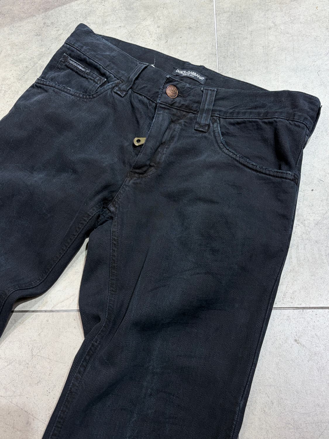 돌체앤가바나 classic14 흑청 데님팬츠 상품이미지5