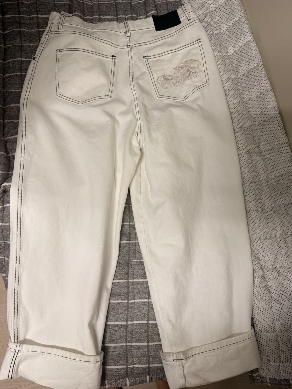스웨이드 CONTOUR POCKET 데님 화이트 L 상품이미지1