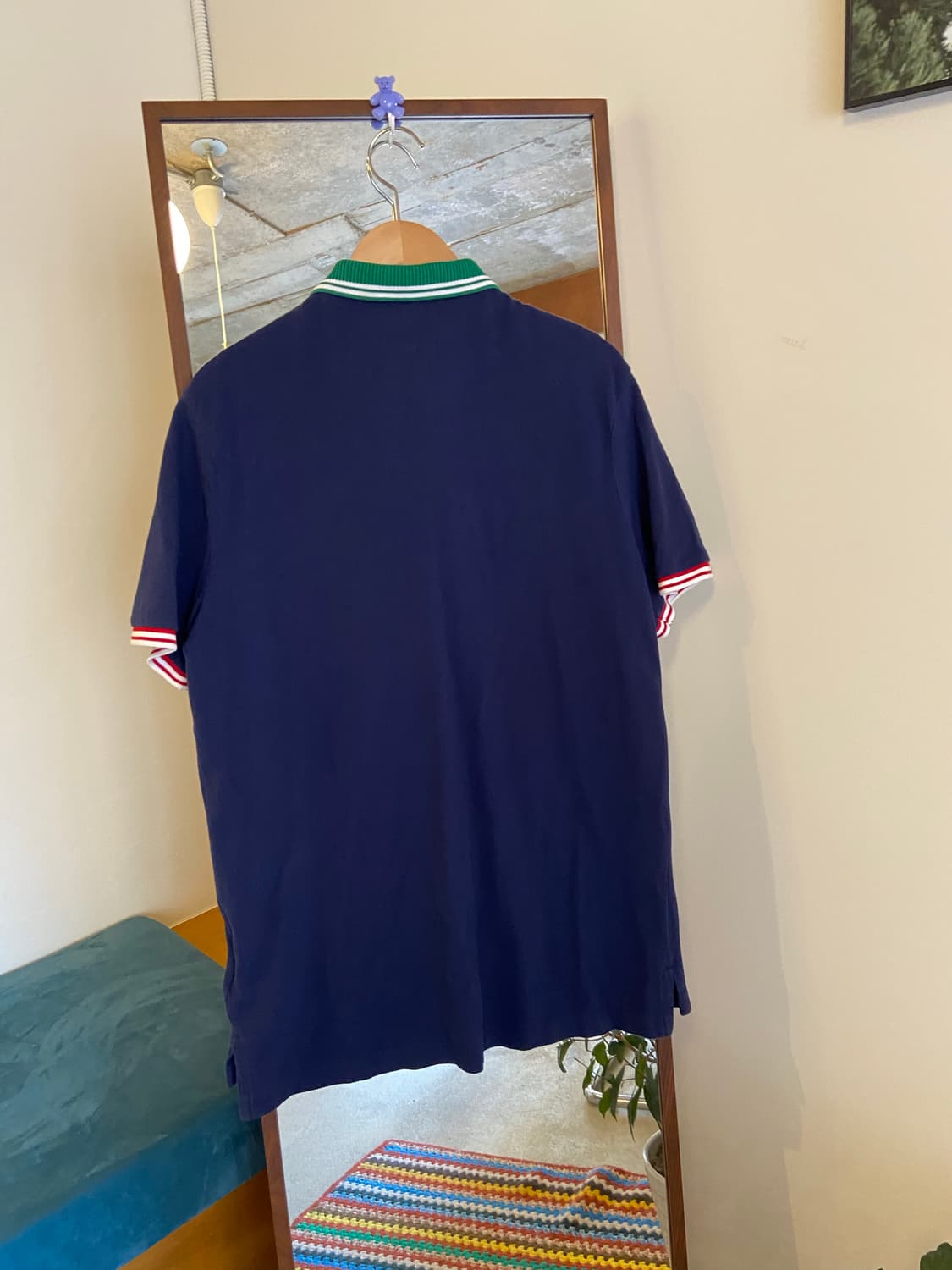 폴로 랄프로렌 네이비 반팔카라티 상품이미지5