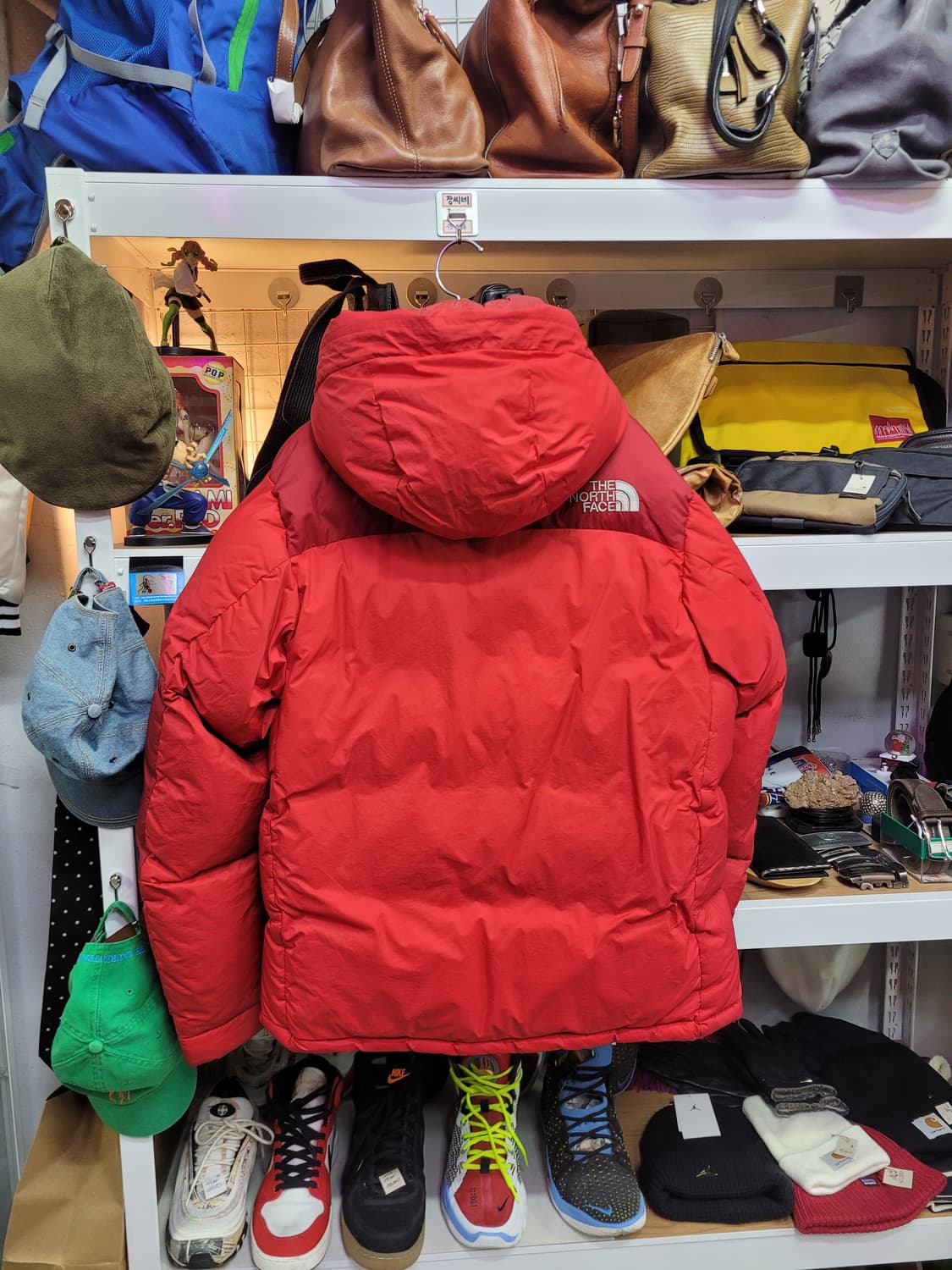 노스페이스 800 레드 패딩 HYBENT  상품이미지2