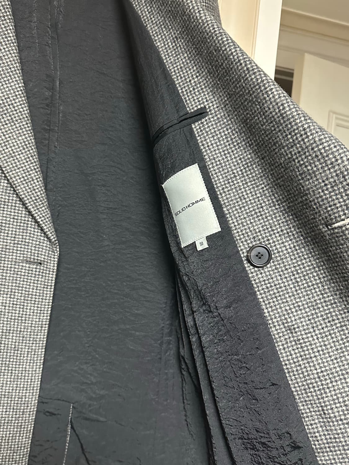 솔리드옴므 더블코트 그레이 100-105 상품이미지3