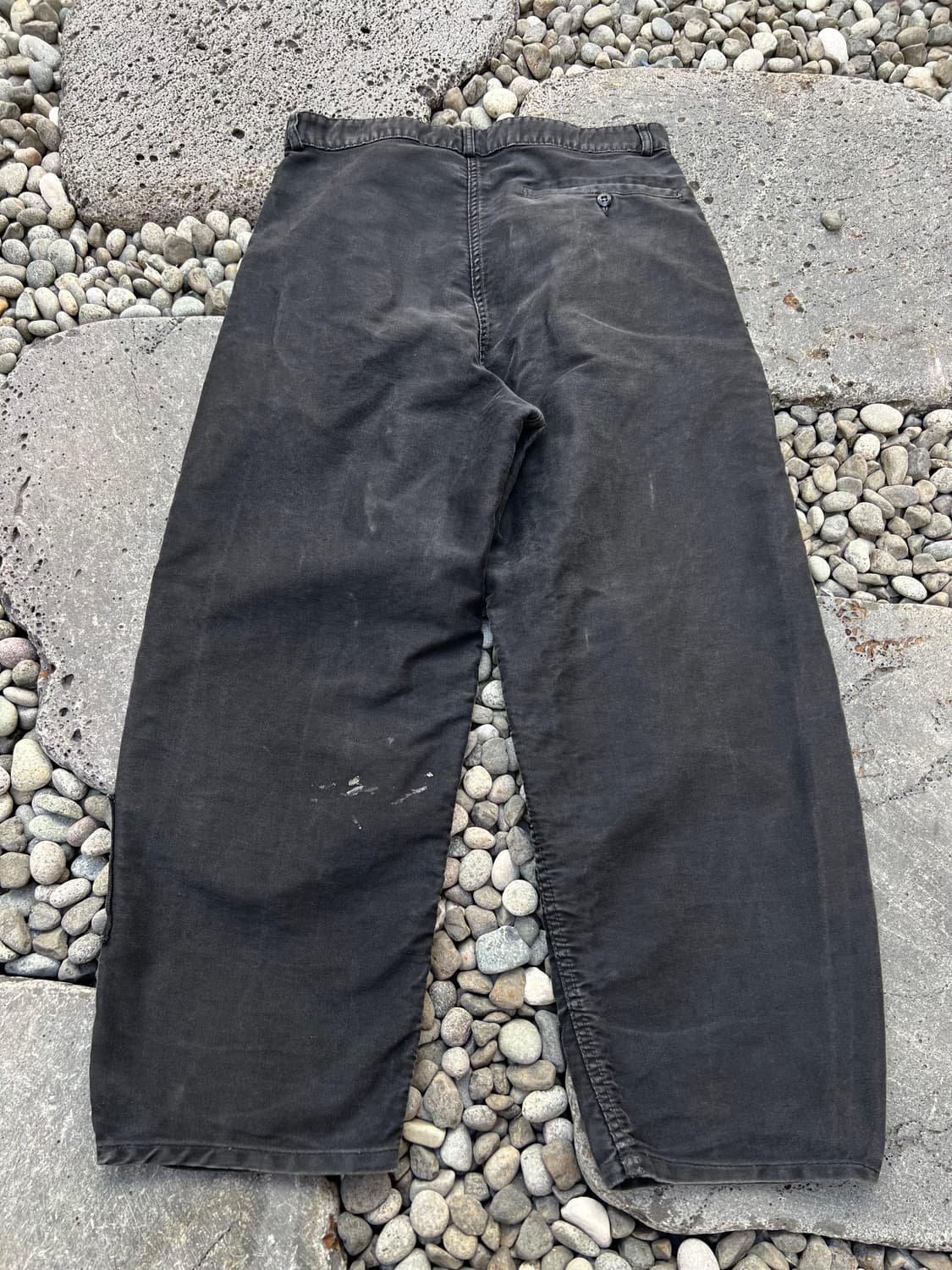 (31인치)OLD EURO BLACK MOLESKIN 블랙몰스킨워크팬츠 상품이미지2