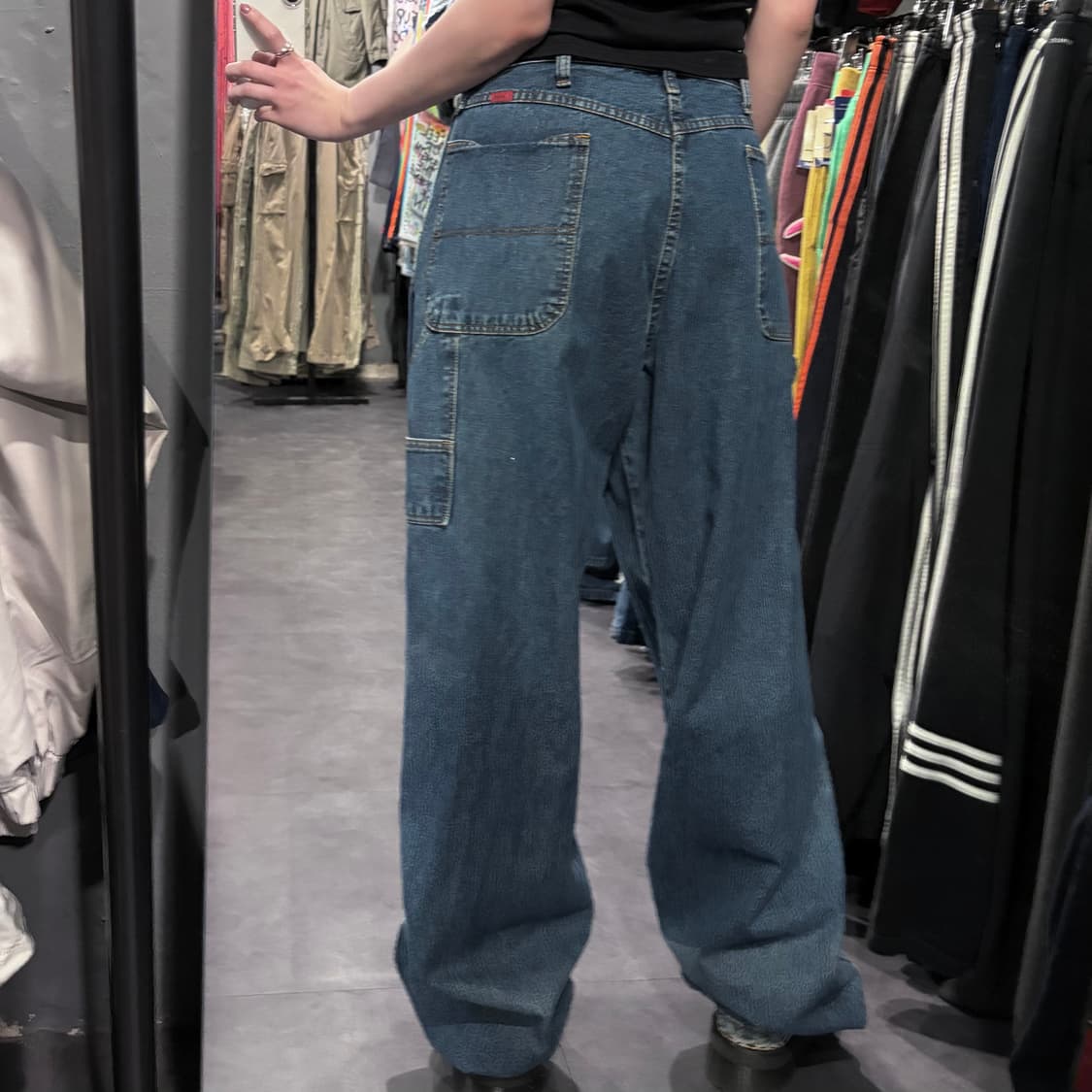 [IM] Vtg 카펜터 데님팬츠 중청 상품이미지5