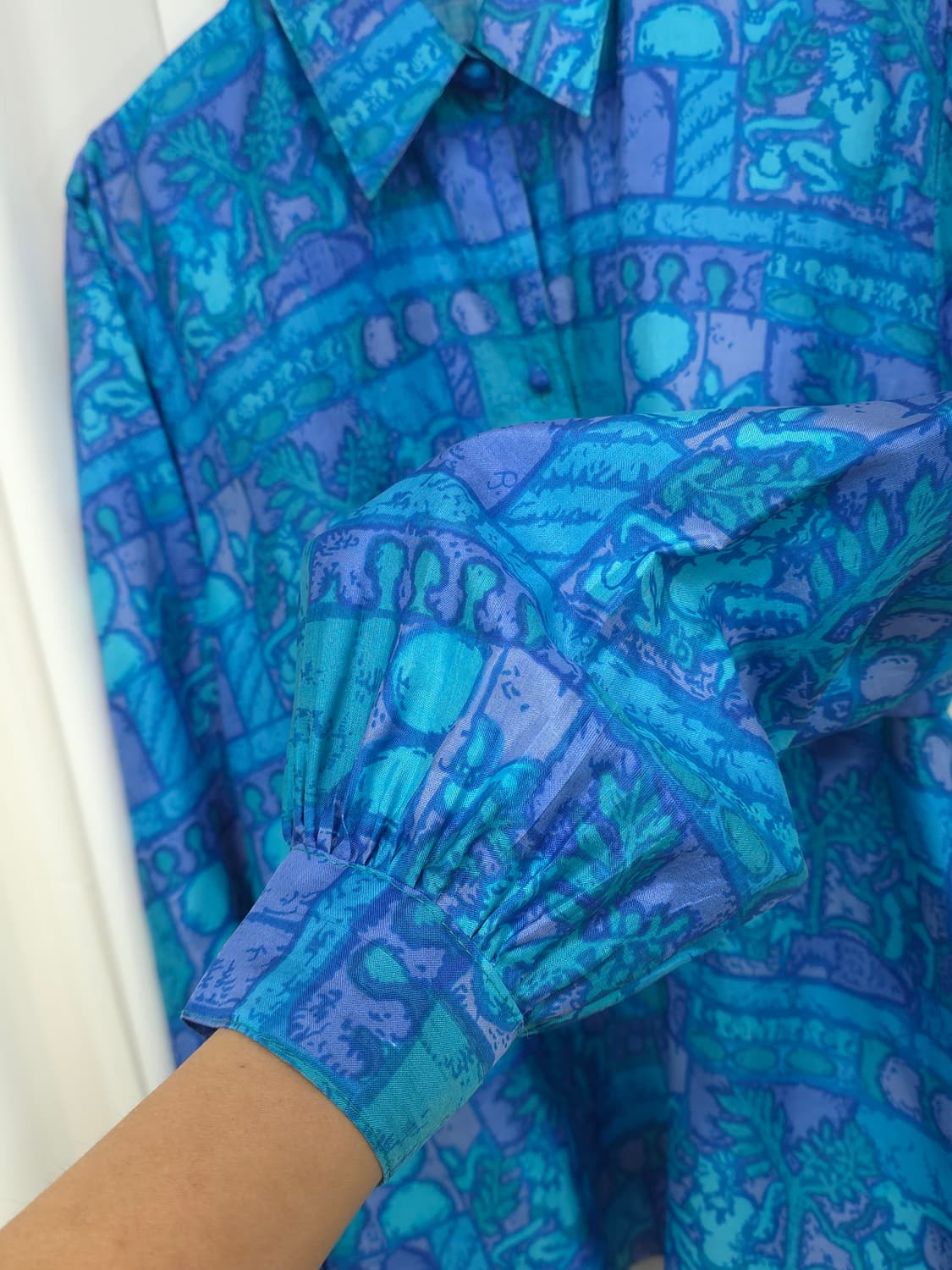 태국실크 100% 블라우스 상품이미지6