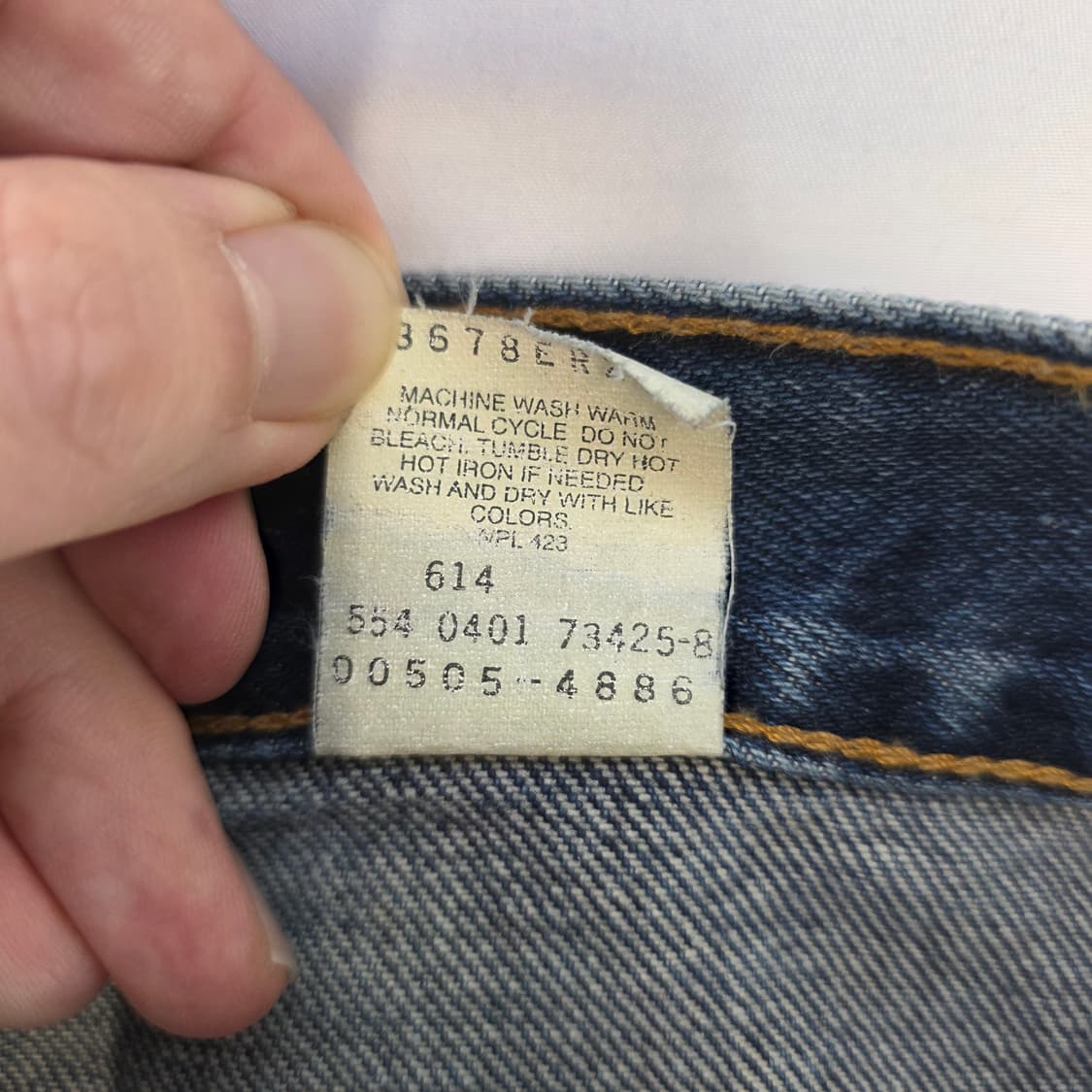 [W31L32]00s 리바이스 USA 505 레귤러핏 데님팬츠 상품이미지5