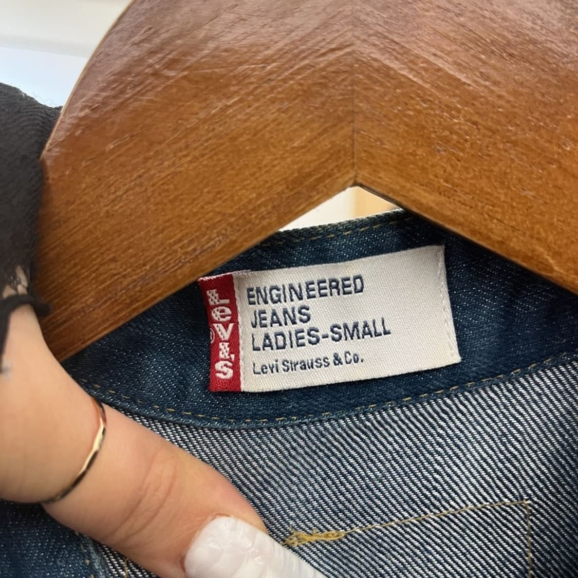 리바이스 엔지니어드진 빈티지 캐주얼 딱붙핏 데님 원피스 S C10915 상품이미지5