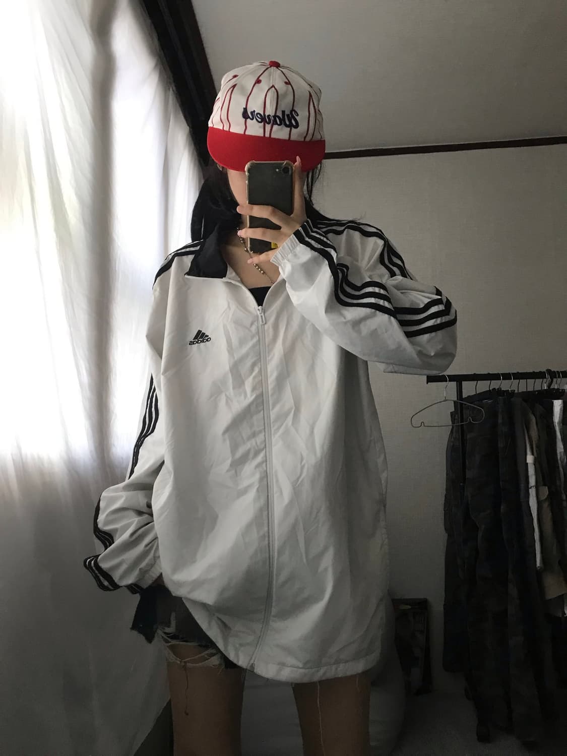 아디다스 흰검 바람막이 상품이미지3