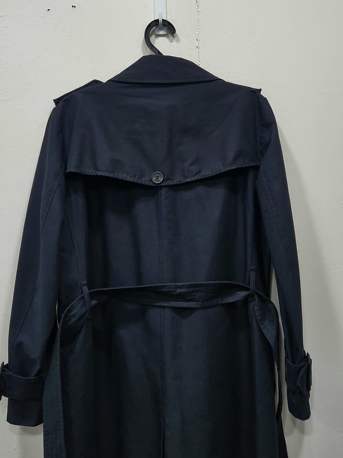 [77] J BY 제이바이 롱 트렌치 코트 여성 77 네이비 상품이미지2