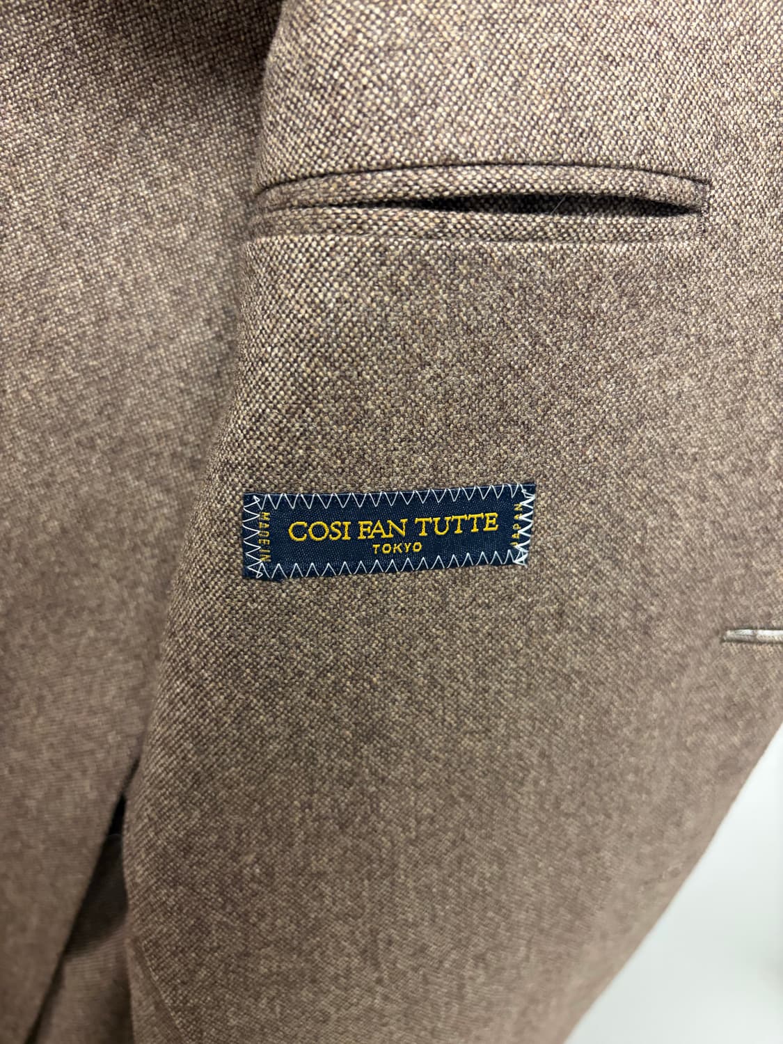 이태리 폴리카르포 원단 일본 cosi fan tutte 겨울 정장 (46 상품이미지3