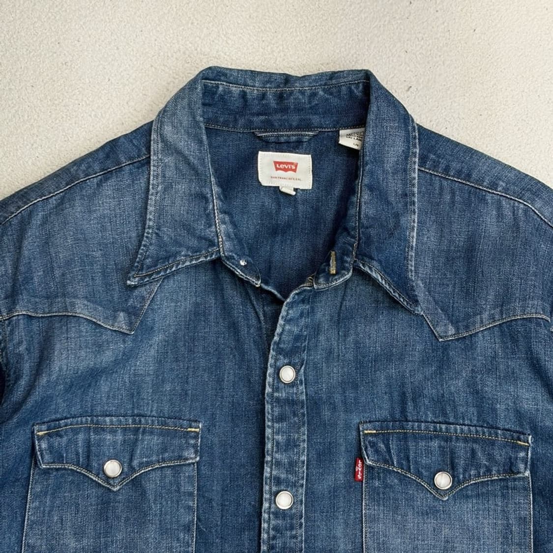 LEVI'S 웨스턴 데님 셔츠 L 상품이미지3
