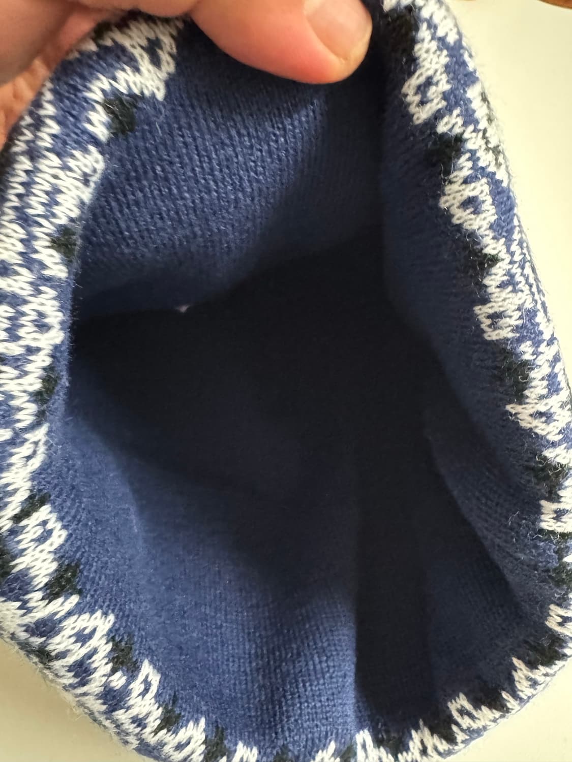 슈프림 페이즐리 비니 네이비 상품이미지3