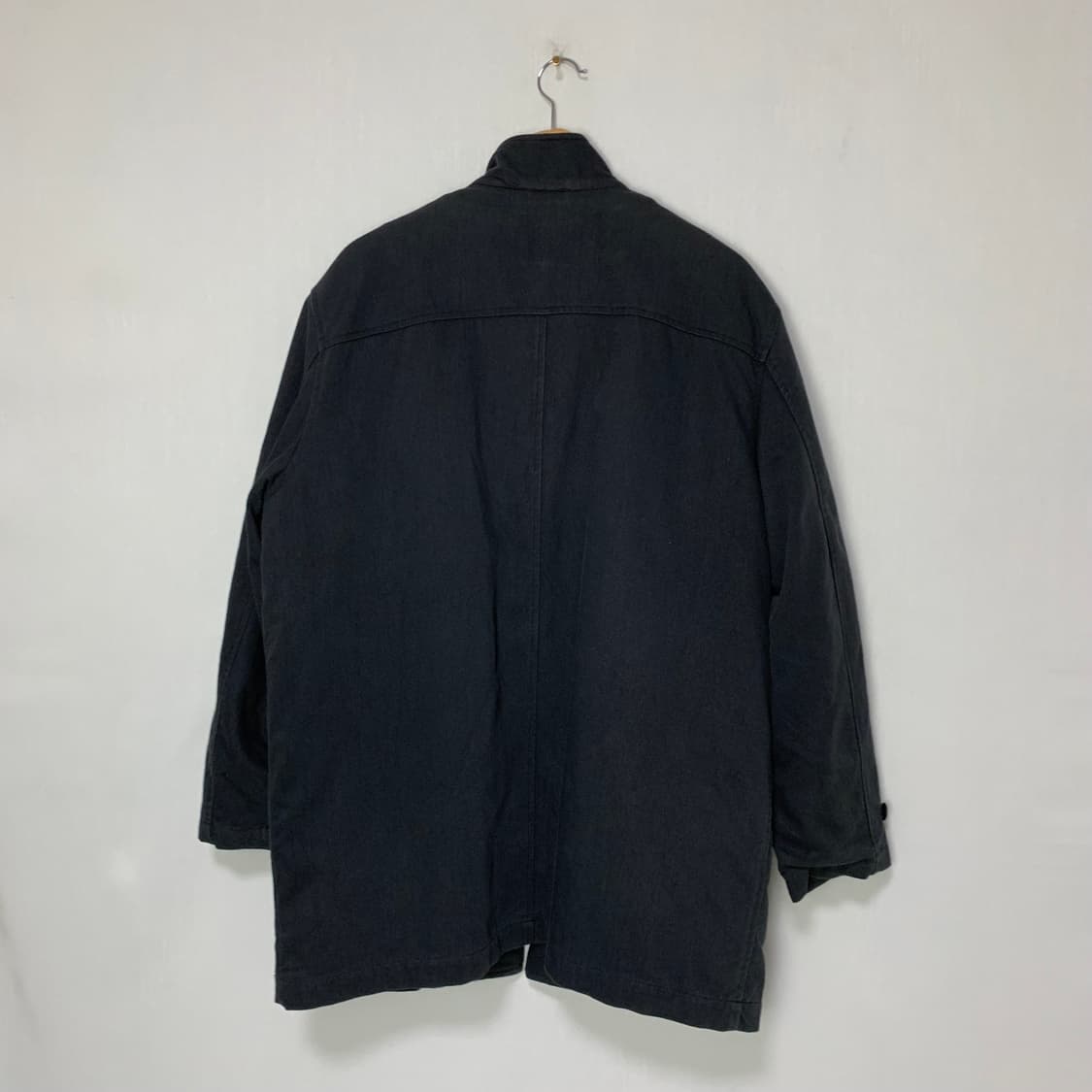 에디바우어 블랙 코튼 자켓 봄버 빈티지 워크자켓 XL  상품이미지4