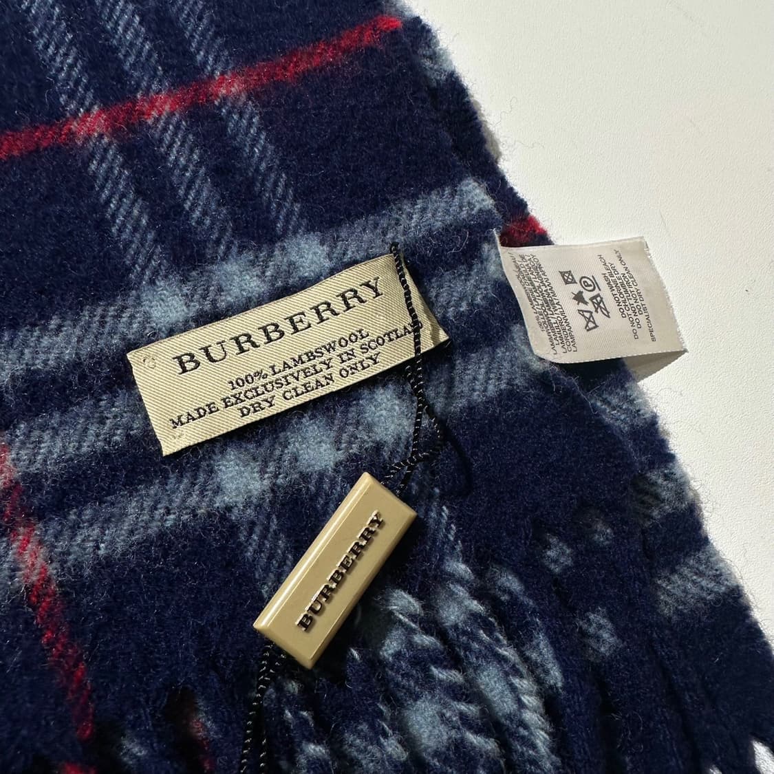 (새상품) 버버리 램스울 체크 머플러 목도리 상품이미지3