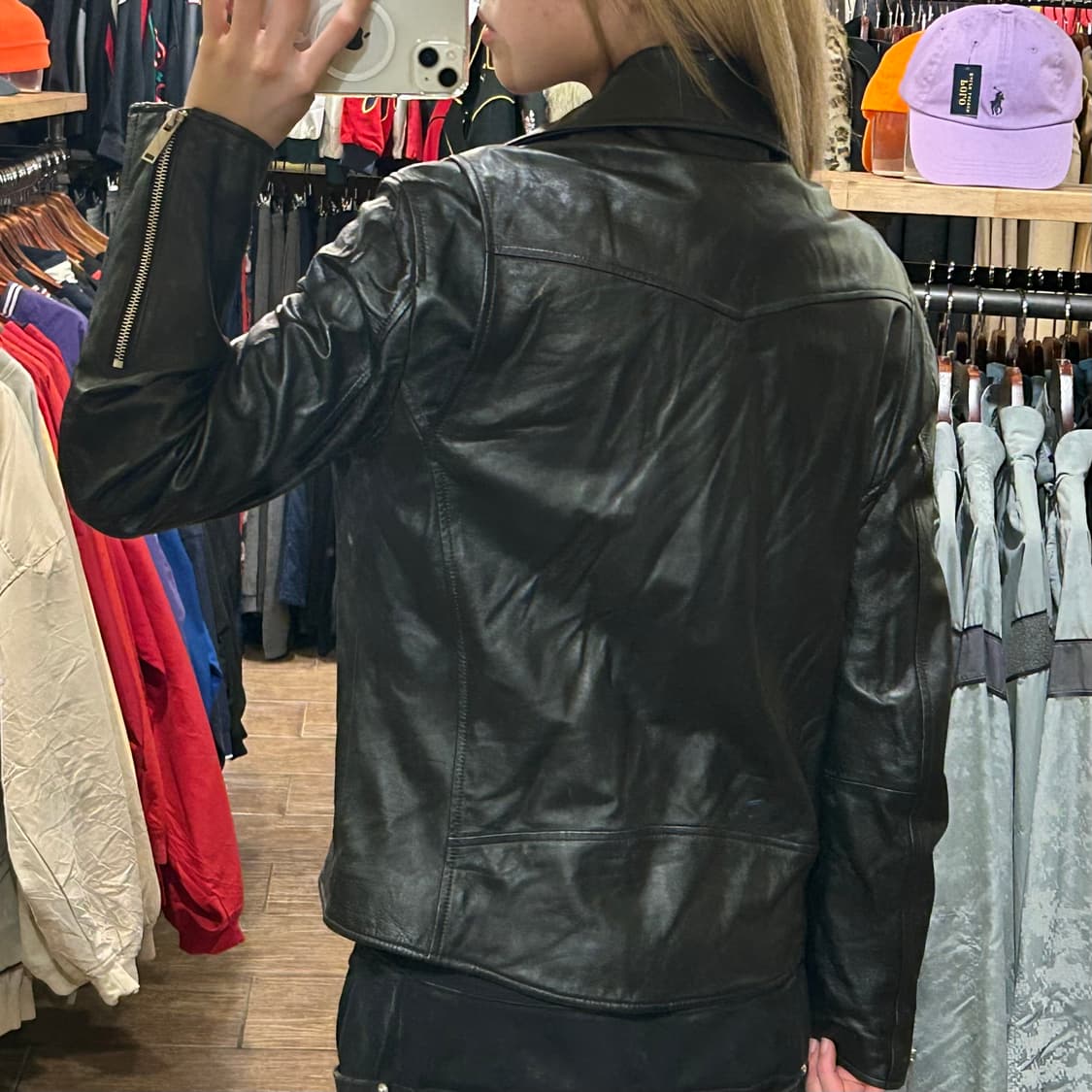 [HI] 이스트쿤스트 레더 자켓 블랙 상품이미지5