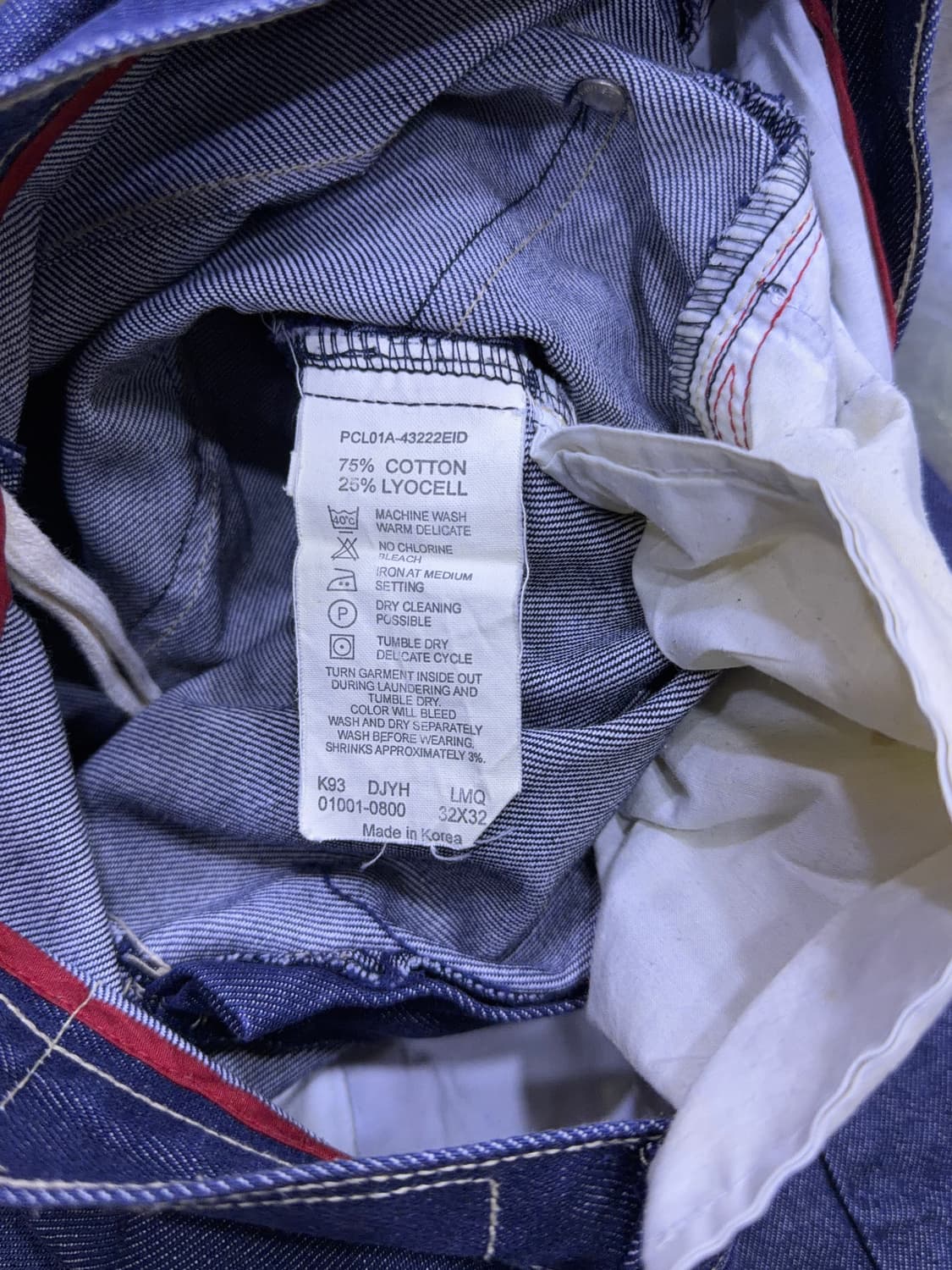 리바이스 엔지니어드진 코리아탭 캐쥬얼 데님팬츠 32 상품이미지9