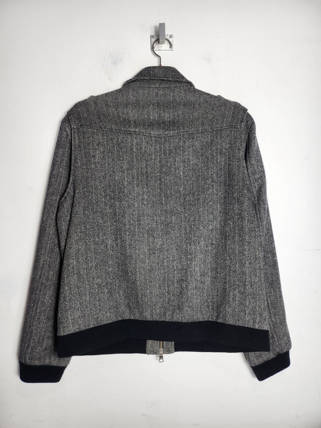 아르마니 익스체인지 헤링본 블루종 자켓 상품이미지6