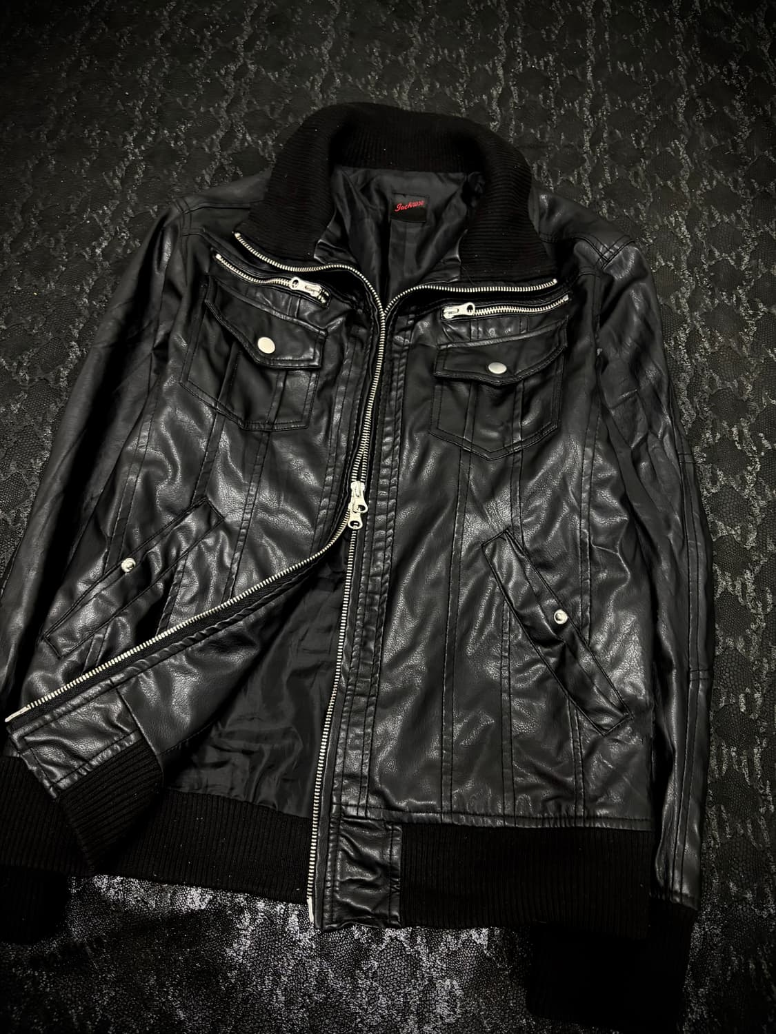  00‘s Design 2-way Double Neck Leather J 상품이미지5