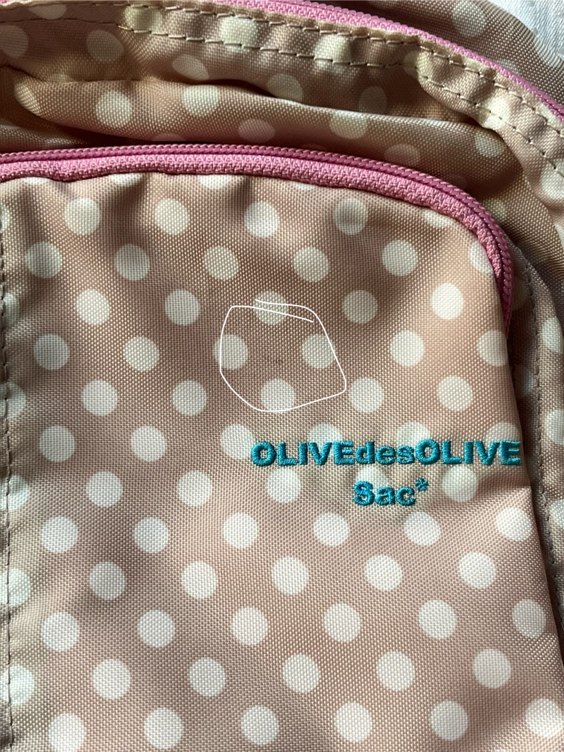 olivedesolive 라떼 도트 백팩 상품이미지3