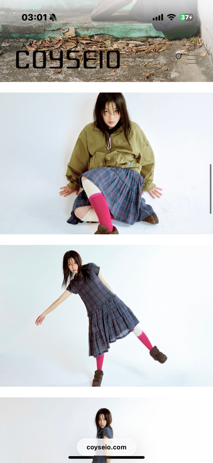 코이세이오 DOUBLE-LAYER STRIPED SOCKS PINK 상품이미지1
