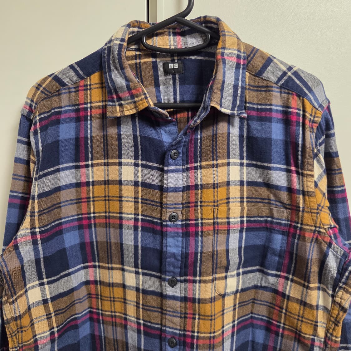 Uniqlo 유니클로 플란넬 체크 셔츠 L(100) 상품이미지2