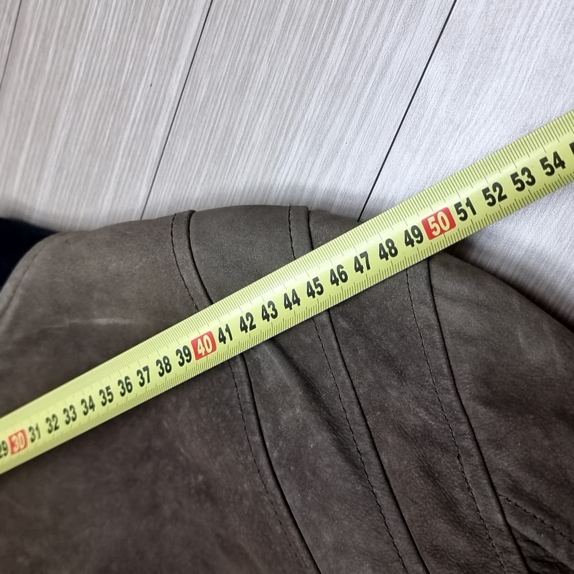 발망 브라운 스웨이드 누벅 가죽봄버 자켓(100-105) 상품이미지8