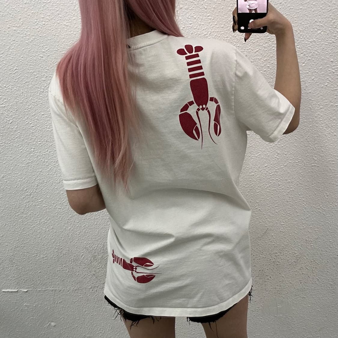 톰브라운 랍스타 프린팅 화이트 반팔 ( 현재 타몰 60-70만원대 판매중 상품이미지2