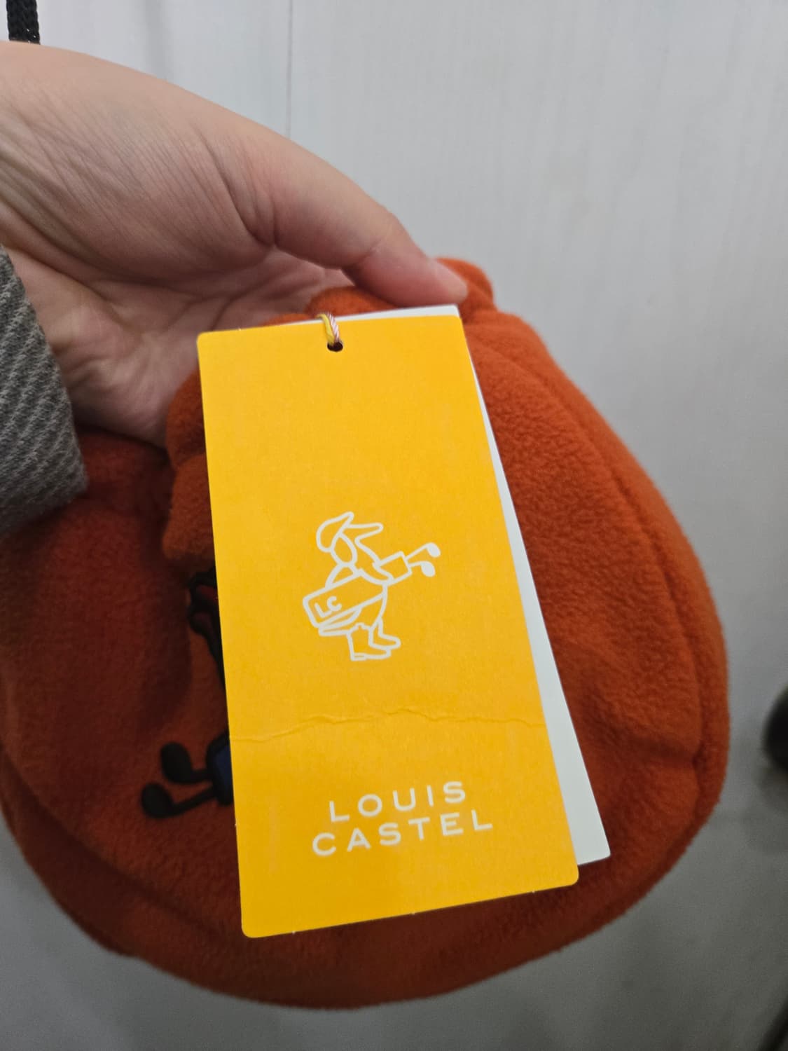 택있는 새상품)) LOUIS CASTEL 루이까스텔 복조리 파우치! 상품이미지3